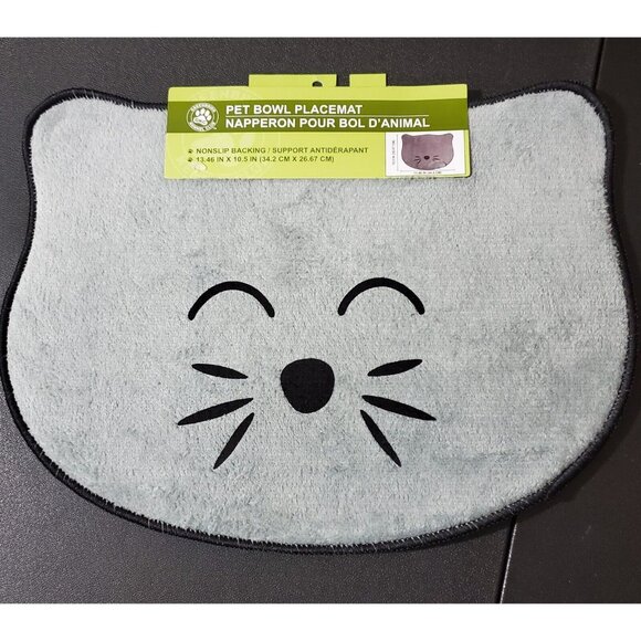 Pet Bowl Placemat - Gray Non Slip - Picture 1 of 2